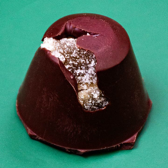 Ginger Volcano Chocolate Truffle Eldora Craft Chocolate